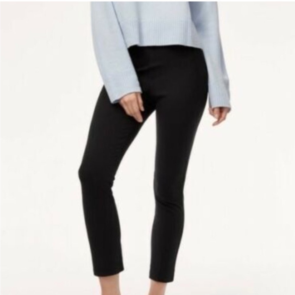 Babaton Black Cropped Ankle Pants